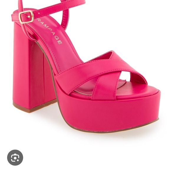 Rampage Shoes - 🛍 Rampage Women's Pink Platform Sandals Sz.7 EUC